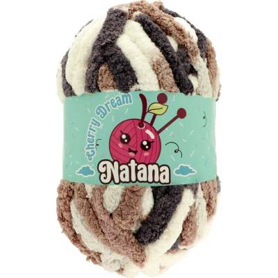 Natana Cherry Dream strakatá taupe 51030