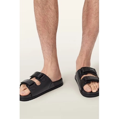 AllSaints чехли мъжки кожени Vex Sandal (M032FE)