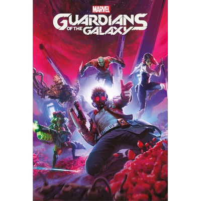 Plagát, Obraz - Guardins of the Galaxy - Video Game, 61 × 91.5 cm
