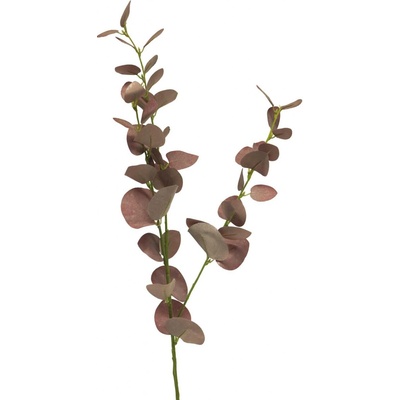 Umělá rostlina, Blahovičník - Eukalyptus Vintage červený V76 cm (N318103)