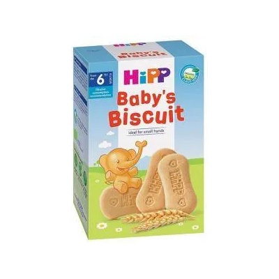 HiPP Бебешки био бисквитки hipp, 6+ месеца, 150гр