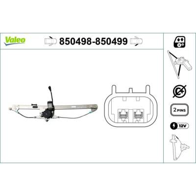 Zvedací zařízení oken VALEO 850499