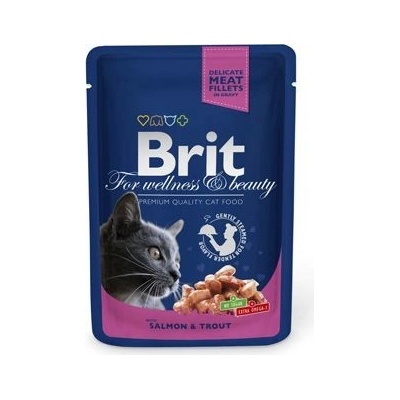 Brit Premium Cat Salmon & Trout 100 g