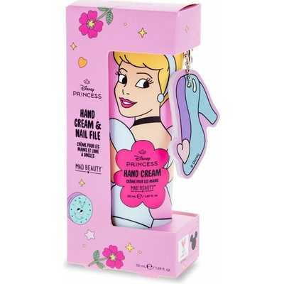 Mad Beauty DISNEY PRINCESS CINDERELLA krém na ruce 50 ml s pilníkem