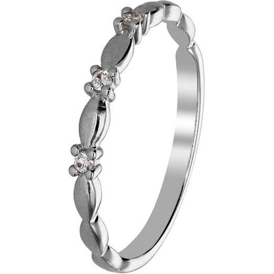 Zlaton Prsten bílé zlato s diamanty 000780803235