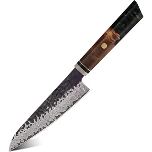 HARAHU Дамаски кухненски нож AI-37317 - Petty / Зелена KP37317