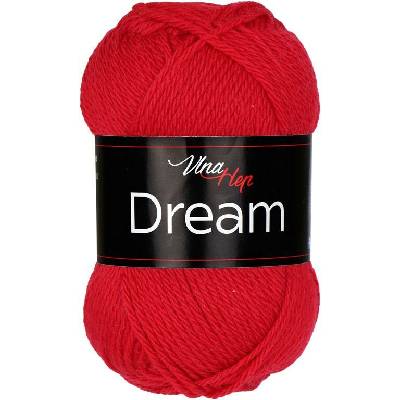 Vlna-hep Dream - australská merino vlna Dream: 6416 Červená