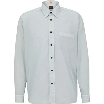 HUGO BOSS Риза Boss Men's Lambini Long Sleeve Plain Shirt - Pastel Grey