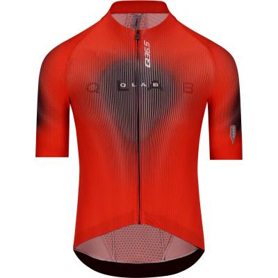Q36.5 Мъжка фланелка с къс ръкав за колоездене Q36.5 Gregarius Clima Q Lab Jersey Cycling jersey - Red Black (056-3876-0414)