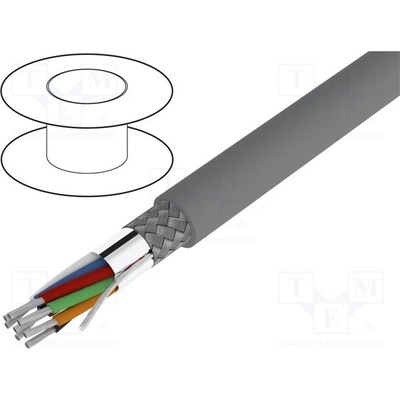 Alpha Wire 1737C SL005 Alpha Essential C&C 3x22AWG PVC tmavě šedá 300V 30,5m