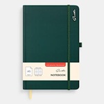 Sentio Бележник с ластик А5 96 листа Deep Jungle Green