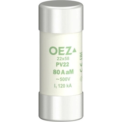 Pojistka válcová OEZ PV22 80A aM