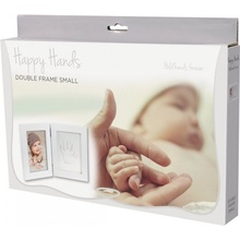 Happy Hands Double frame White Small