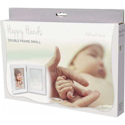Happy Hands Double frame White Small