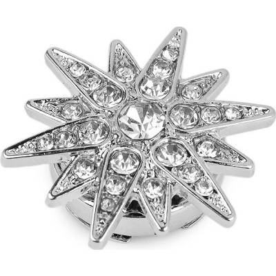 Prima-obchod Ozdoba na knoflík s broušenými kamínky 1 crystal stříbrná 128440