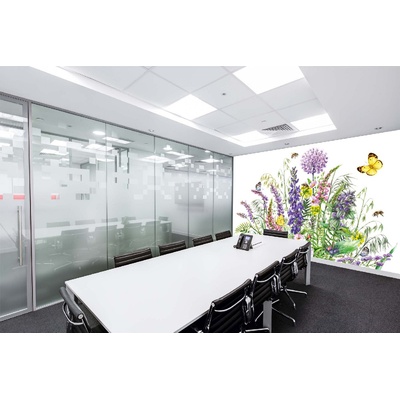 DIMEX ART Самозалепваща се флизелинова фототапета ръчно рисувани цветя 375 x 250 см