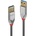 Lindy Кабел Lindy, от USB-A(м) към USB-A(м), 5m, сив (36629)