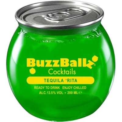 BuzzBallz Cocktails Tequila Rita RTD 13,5% 0,2 l (holá láhev)
