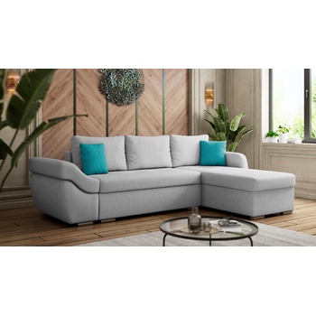 Холна гарнитура Генуа светлосив и тюркоаз