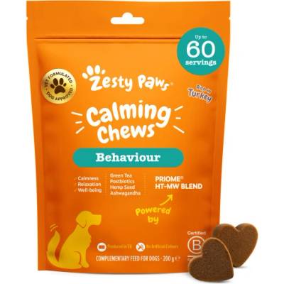 Zesty Paws Calming Chews (60 ks) – funkčný doplnok stravy pre psov na pokoj a pohodu