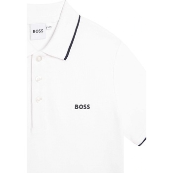 HUGO BOSS Детска памучна тениска с яка boss (j25p26.114.150)