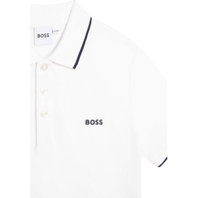 HUGO BOSS Детска памучна тениска с яка boss (j25p26.114.150)
