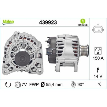 Alternátor VALEO 439923