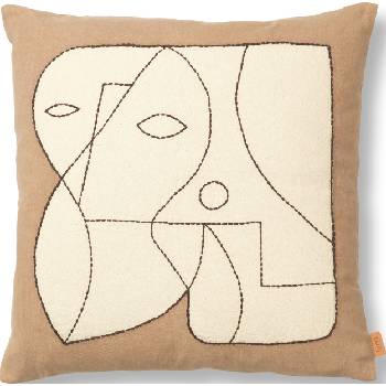 ferm LIVING Декоративна възглавница Figure 50 x 50 см таупе (1104268227)