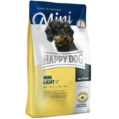 Happy Dog Supreme Adult Mini Light - храна за кучета от малки породи с наднормено тегло или кастрирани, 4kg