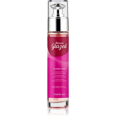 Inebrya Shecare Glazed Fluid озаряващ серум за блясък и мекота на косата 50ml
