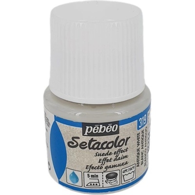 Barva na textil Pébéo Setacolor semišová 45 ml bílá antická 319