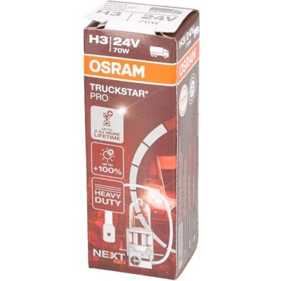OSRAM Крушка OSRAM H3, 24V, 70W, 3200К, 1750lm, 1 брой
