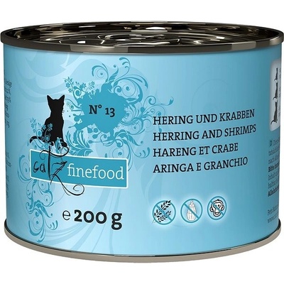 Catz finefood No.13 so sleďom a krevetami 200 g