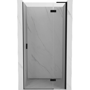 Mexen Mist-H L панти на врата за душове десни 70 см, прозрачни, черни - 8A5L-070-000-70-00-P (8A5L-070-000-70-00-P)