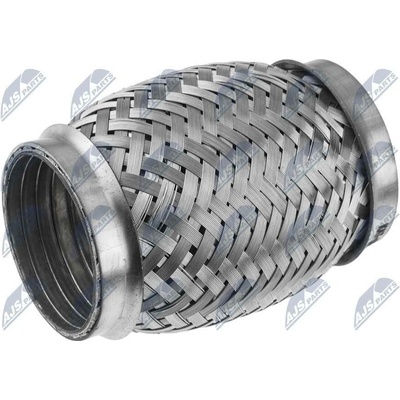 NTY Pružná spojka výfuku 51MM X 100MM/ocelový nerezová (UV-003)