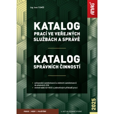 Katalog prací ve veřejných službách a správě 2025 - Ivan Tomší