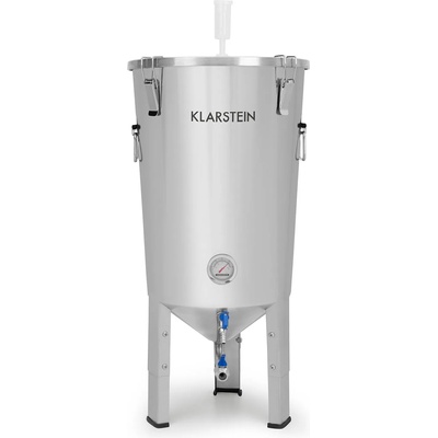 Klarstein Gärkeller Pro, котел за ферментация, 30 l, клапан за закваска, 304 неръждаема стомана (FP3-Gärkeller Pro) (FP3-Gärkeller Pro)