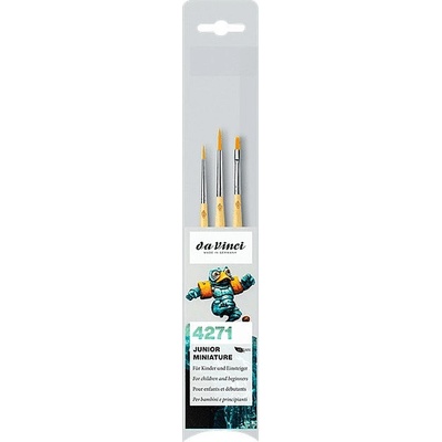 Sada štetcov da Vinci Junior Synthetics súprava, 3 ks