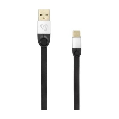 Sbox USB-C-2,4A USB - TYP C M/M 2,4 A, 1,5m, černý