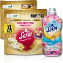 Sofin Kapsule na pranie farebných tkanín 66 PD + Sofin Aviváž 1,4 l