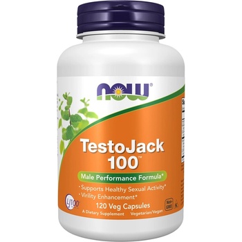 NOW NOW TestoJack 100, 120 Veg Capsules