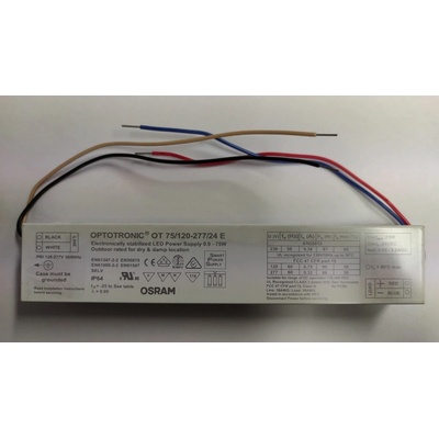 Optotronic OT 75/120-277/24 E 0.9-75W Elektronický předřadník Osram