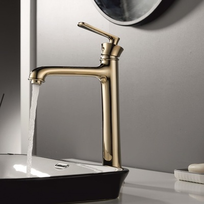 Inter Ceramic Смесител за умивалник icf 148119gold САНЯ