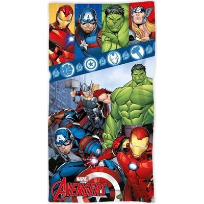 MLC Bavlnená plážová osuška Avengers motív Team 70 x 140 cm