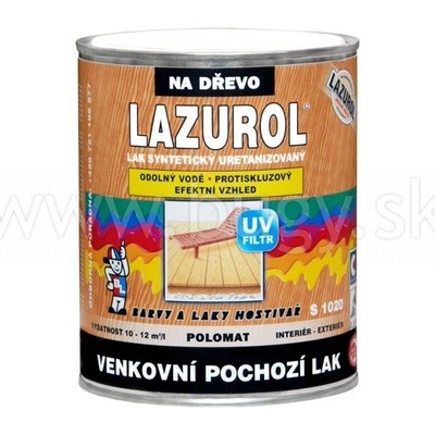 Lazurol Vonkajší podlahový lak S1020 0,75 l