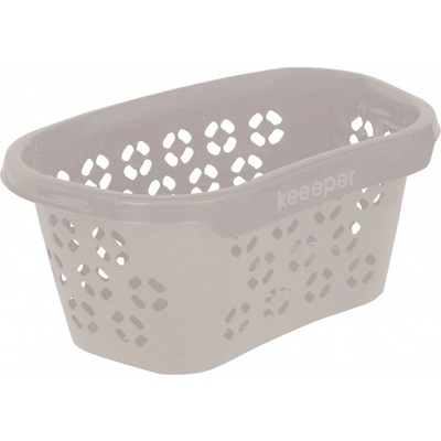 KEEEPER 30,5 l, 57,5 x 38 x 26,5 cm, perforovaný, pastelově šedý