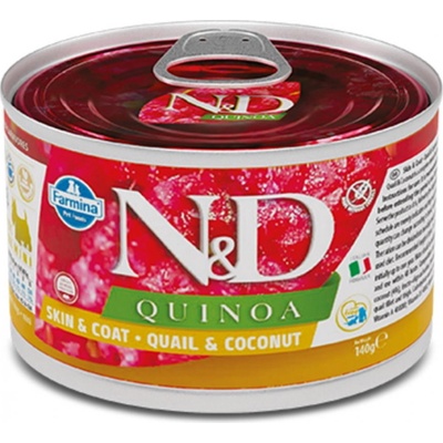 N&D dog QUINOA Quail & Coconut 140 g