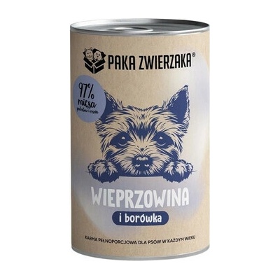 Paka Zwierzaka Bravčové mäso s čučoriedkami 400 g