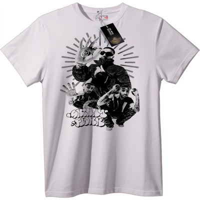 NOONEBRAND Тениска Градска групова арт - L, Black