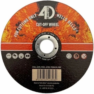 Hells Bells Řezný kotouč 150 x 2,5 x 22 mm HB15025